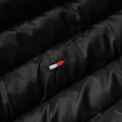 Kurtka męska Tommy Hilfiger jesień przejściowa czarna z kapturem