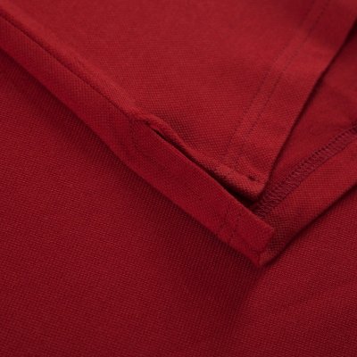 Polówka polo Tommy Hilfiger męska bordowa małe logo bawełniana