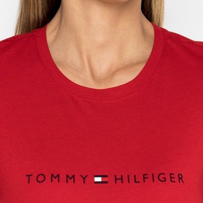 T-shirt Tommy Hilfiger koszulka bluzka damska czerwona
