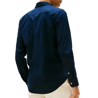 Koszula granatowa Tommy Hilfiger Slim Fit męska logo