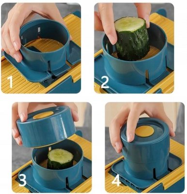 Wielofunkcyjna krajalnica i tarka do warzyw i owoców