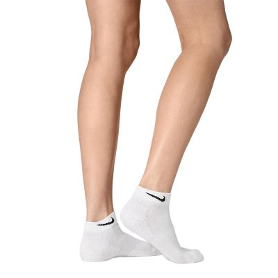 Nike skarpety 3 pary długie za kostkę mix białe 