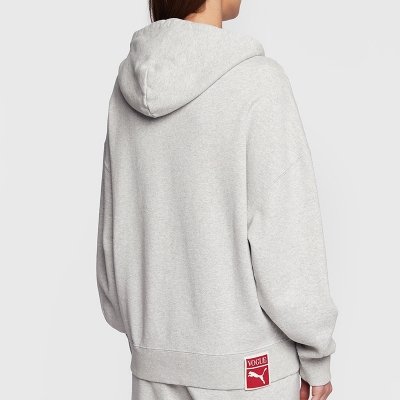 Puma bluza damska kangurka z kapturem szara