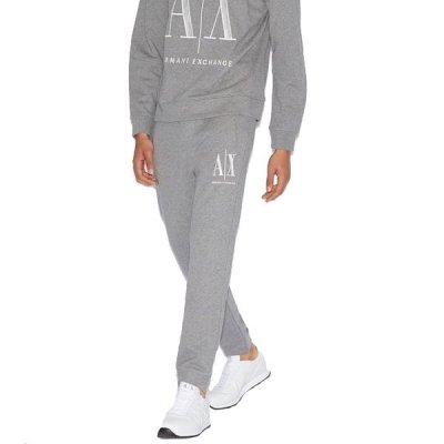 Spodnie męskie Armani Exchange szare bawełniane