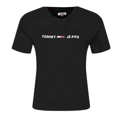 T-shirt Tommy Jeans koszulka bluzka damska czarna