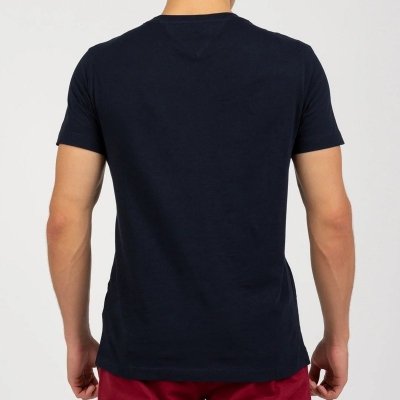 T-shirt Tommy Hilfiger koszulka męska z okrągłym dekoldem granatowy