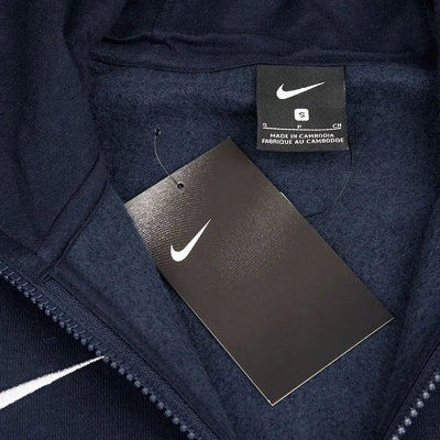 Nike bluza męska rozpinana granatowa z kapturem sportowa