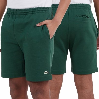 Spodenki Lacoste szorty męskie zielone khaki małe logo