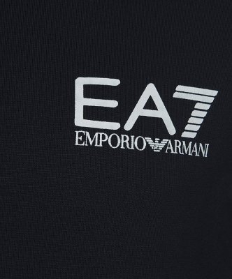 Bluza Emporio Armani EA7 męska granatowa z kapturem