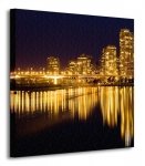 Obraz na płótnie  Golden Vancouver - 40x40 cm