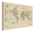 Stanfords Mapa Świata 1920 - obraz na płótnie