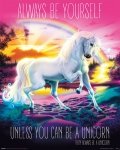 Unicorn Always Be Yourself - plakat