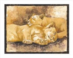 Sleeping Lions - reprodukcja