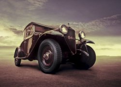 Fototapeta ścienna - Luksusowy samochód, Vintage - 254x183 cm