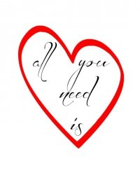 All you need is - plakat