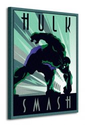 Obraz na płótnie - Marvel Deco (Hulk)