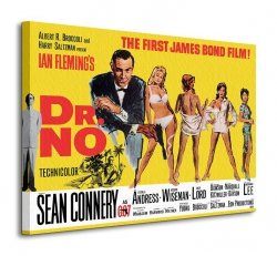 James Bond (Dr No - Yellow) - Obraz na płótnie