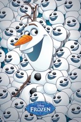 Frozen Fever Gorączka Lodu Olaf i dzieci - plakat