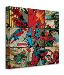 Marvel (Spider Man Squares) - Obraz na płótnie