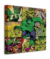 Marvel (Hulk Squares) - Obraz na płótnie