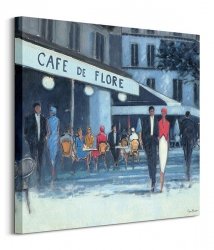 Café De Flore, Paris - Obraz na płótnie