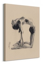 Obraz na płótnie - Camel Pose (Joga) - 60x80 cm