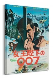 Obraz na płótnie - James Bond (OHMSS Foreign Language)