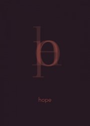 Plakat do sypialni - Hope - Nadzieja - 50x70cm