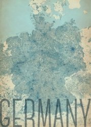 Germany, vintage - mapa