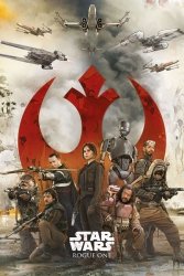 Star Wars Rogue One Rebels - plakat
