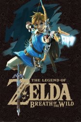 The Legend of Zelda Breath of the Wild (Game Cover) - plakat