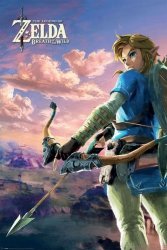The Legend of Zelda Breath of the Wild (Hyrule Scene Landscape) - plakat