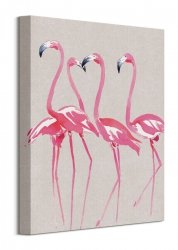 Summer Thornton (Elegant Flamingos) - Obraz na płótnie
