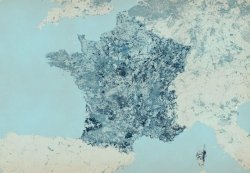 Fototapeta na ścianę - Mapa w kolorach - Francja