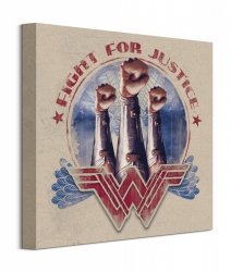 Wonder Woman Fight For Justice - Fist - obraz na płótnie