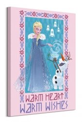 Olaf&#039;s Frozen Adventure Warm Heart Warm Wishes - obraz na płótnie