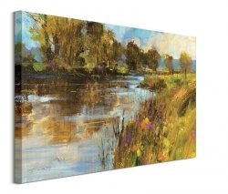 Spring River - obraz na płótnie