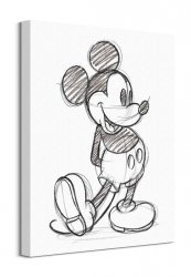 Myszka Mickey Rysunek - obraz na płótnie