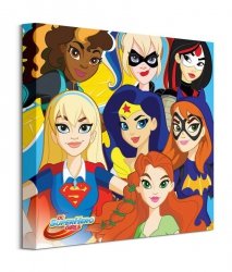 DC Super Hero Girls Characters - obraz na płótnie