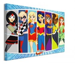 DC Super Hero Girls - obraz na płótnie