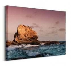 Morska skała - obraz na płótnie