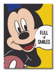 Obraz na płótnie - Mickey Mouse Full Of Smiles - 40x30 cm