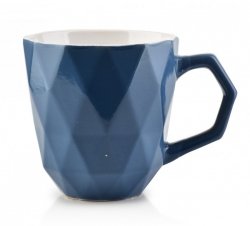 Kubek ceramiczny - Niebieski - Sally Adel 400ml