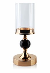 Świecznik - Lampion, szklany - Chantal - 12x30cm