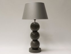 Lampa stołowa - Szara - Perła - 39x71cm