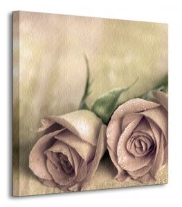 Samotne róże - Obraz na płótnie