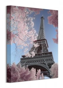 Eiffel Tower Infrared, Paris - Obraz na płótnie