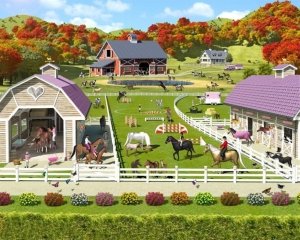 Fototapeta dla dzieci - 3D -  Horse and Pony