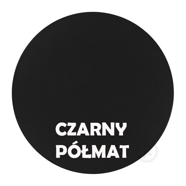 Czarny mat - Kolor kwietnika - 3-ka Zdobiona DecoArt24.pl