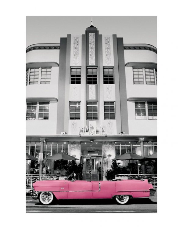 Różowy Cadillac  - reprodukcja